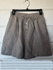 Gray Casual Cotton Linen & Cotton Bottoms