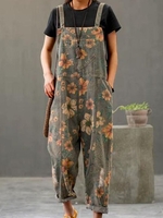 Gray Casual Shift Jumpsuits&overalls - Noracora