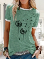 Green Shift Casual T-Shirts - Noracora