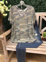 Green Short Sleeve Cotton Casual T-Shirts - Noracora