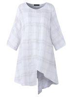 Half Sleeve Crew Neck Blouse & Shirts