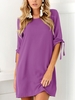 Half Sleeve Round Neck Dress