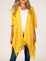 Half Sleeve Solid Cardigans - Noracora