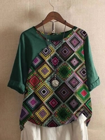 Half Sleeve V Neck Casual T-Shirts - Noracora