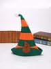Holiday Christmas Elf Red Orange Striped Hat - Noracora