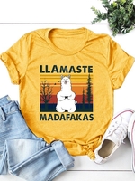 Holiday Cotton-Blend T-Shirts - Noracora