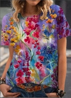 Holiday Cotton-Blend T-Shirts - Noracora