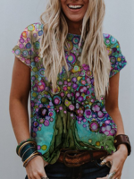 Holiday Cotton Short Sleeve T-Shirts - Noracora