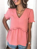 Holiday Short Sleeve Shift T-Shirts - Noracora