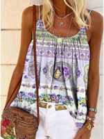 Holiday Sleeveless Cotton Tanks & Camis - Noracora