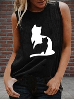 Holiday Sleeveless T-Shirts - Noracora