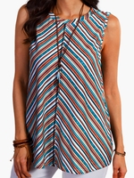 Holiday Tribal Sleeveless Tanks & Camis - Noracora