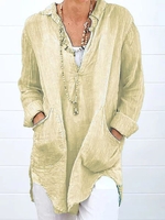Long Sleeve Casual Blouses & Shirts