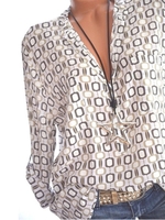 Long Sleeve Casual Cotton-Blend Casual Tops