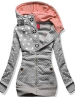 Long Sleeve Cotton-Blend Casual Coats - Noracora