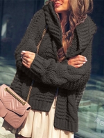 Long Sleeve Cotton Cardigans - Noracora
