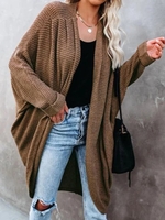Long Sleeve Shift Cardigans - Noracora