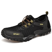 Men Fabric Anti-collision Slip Resistant Soft Sole Casual Hiking Sneakers