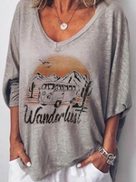 noracora 1 Gray Sky Blue Khaki Royal Blue Purple White Red Women Tops V Neck Simple & Basic Cotton-Blend Going Out Tops