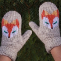 Noracora Apricot Gloves Polyester Winter Gloves