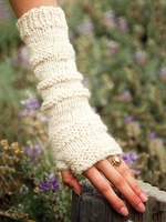Noracora Beige Gloves Polyester Casual Winter Gloves