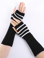 Noracora Black Gloves Polyester Sweet Fall Gloves