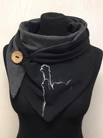 Noracora Black Polyester Winter Casual
