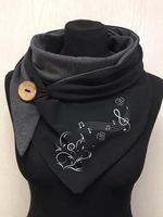 Noracora Black Spring Elegant Polyester