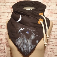 Noracora Black Winter Casual Polyester