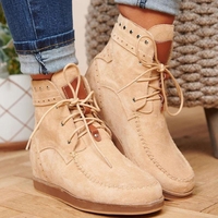 Noracora Boots Casual Gray Closed Toe Boots