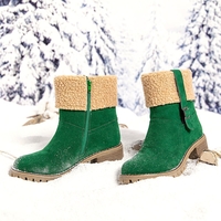 Noracora Boots Split Joint Closed Toe Orange Boots