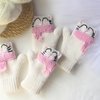 Noracora Pink Gloves Polyester Fall Casual Gloves
