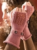 Noracora Pink Gloves Polyester Spring Sweet Gloves