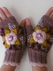 Noracora Pink Gloves Winter Casual Nylon Gloves