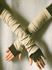 Noracora Plain Beige Gloves Casual Polyester Fall Gloves