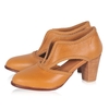 Noracora Pumps Casual Round Toe Brown Pumps