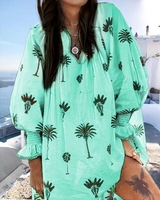 noracora Vintage Dresses Long Sleeve Boho Dresses V Neck Boho Dresses