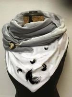 Noracora White Casual Winter Polyester