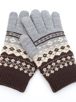 Noracora White Gloves Sweet Polyester Winter Gloves