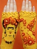 Noracora Yellow Gloves Winter Polyester Gloves