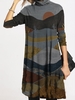 Ombre/tie-Dye Long Sleeve Dresses - Noracora