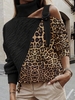 One Shoulder Sweet Leopard Auto-Clearance - Noracora