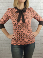 Orange Casual Cotton-Blend Sweatshirts &pullover - Noracora