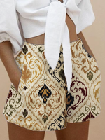 Paisley Shift Shorts - Noracora