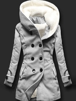 Patchwork Casual Buttoned Coats - Noracora