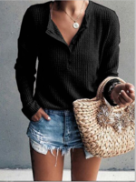 Patchwork Round Neck Casual T-Shirts