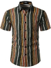 Photo Color Beach Printed Cotton Men-Shirts - Noracora