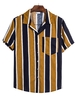 Photo Color Elegant Stripes Men-Shirts - Noracora