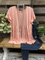 Pink Lady Crew Neck T-Shirts - Noracora