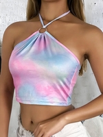 Pink Sexy Cotton-Blend Tanks & Camis - Noracora